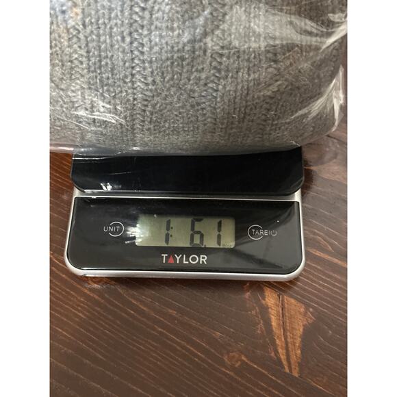 VTG Ralph Lauren Cotton Cable Knit Turtleneck Sweater M Grey Classic Preppy - Picture 13 of 13